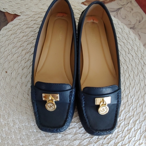 Michael Kors Shoes - MK flats in navy